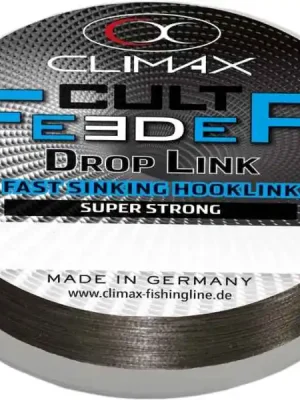 CLIMAX CULT Feeder Droplink potápěvá šňůra šedá 10m Průměr: 0,06mm / 3,2kg Must-Have