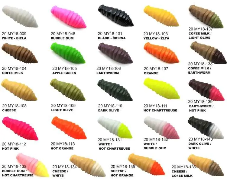 Dipované umělé nástrahy FishUP Maya 4,6cm / 5,1g -6ks Barva: Cheese/Hot Orange Vysoce Kvalitní