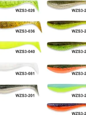 Dipované umělé nástrahy FishUP 8cm / 8ks Wizzle Shad 3 Barva: Lemon Ověřený