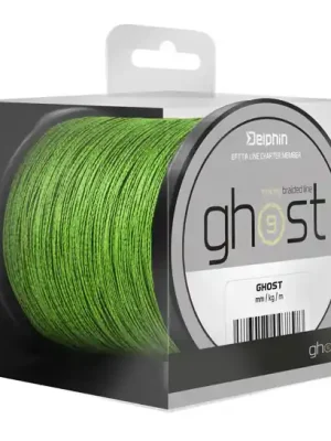 Zlevněný Delphin GHOST 8+1/ zelená 0,33mm 18,1kg 2000m