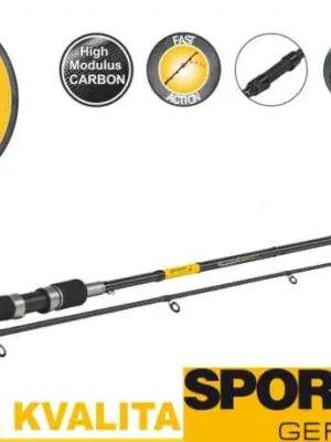 SPORTEX Přívlačový prut Black Pearl GT-3 ultra light 240cm / 2-8g Nakupujte Hned