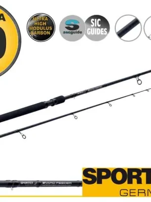Feeder prut SPORTEX Rapid Feeder Heavy 3-díl 390cm / 120-210g Výprodej