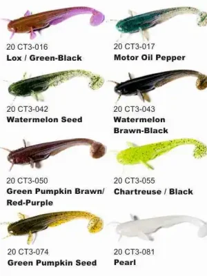 Dipované umělé nástrahy FishUP Catfish 75mm / 8ks Barva: Lox / Green & Black Ihned K Objednání