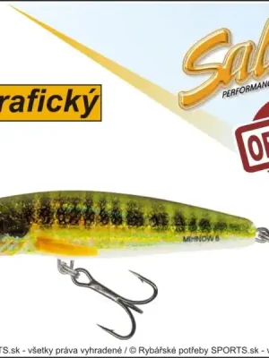 Nová Kolekce Salmo rybářské woblery Minnow M7F barva HRM