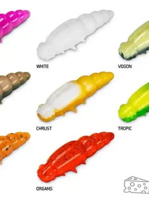 Akce Umělá nástraha Delphin BUGO Cheese / 15ks 4cm / KAKAO