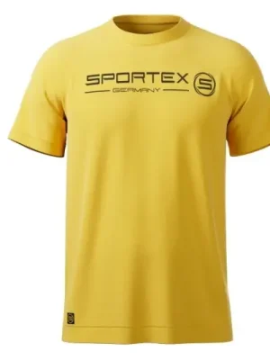 Dokud Zásoby Vydrží Sportex rybářské tričko T-Shirt žluté s logem Velikost: XL
