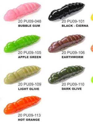 Top Prodej Dipované umělé nástrahy FishUP Pupa 23mm / 12ks Barva: Apple Green