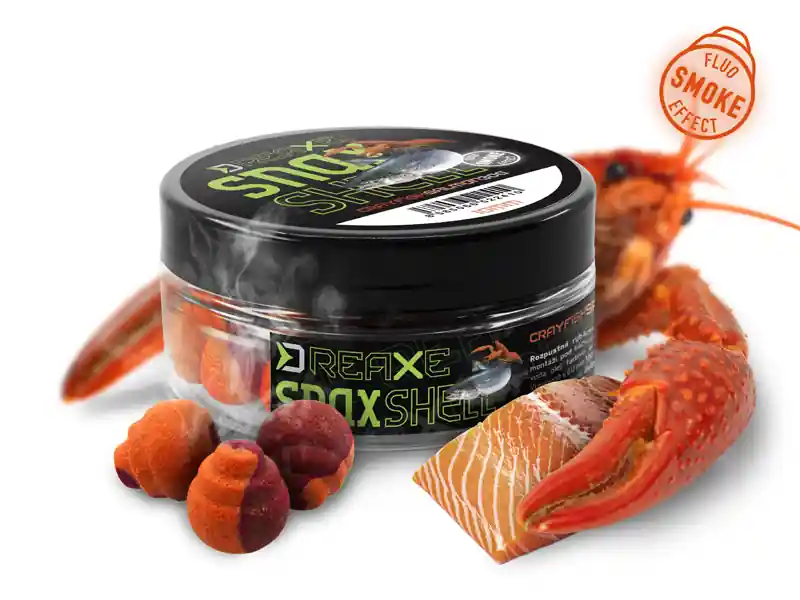 Nástraha D SNAX SHELL 14mm/30g Losos-Rak /wafters/rozpustné Poslední Šance