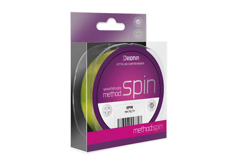 Přímo Od Výrobce Delphin METHOD SPIN žlutá 0,16mm 2,4kg 150m