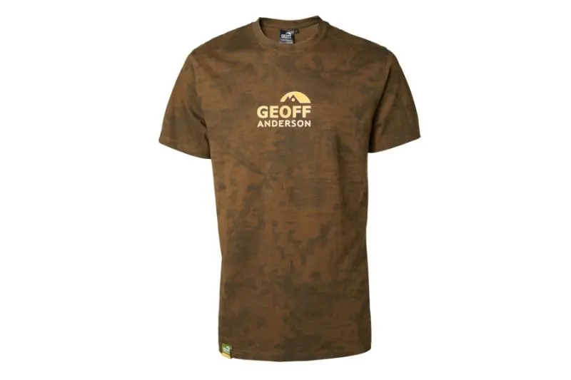 Jen Po Omezenou Doba Tričko Geoff Anderson Organic Tee leaf oranž logo Velikost: XXXL