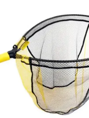 Akce Přívlačový krátký SPORTEX podběrák s pogumovanou síťkou - plovoucí Hlavice: 60x50cm / délka: 80cm