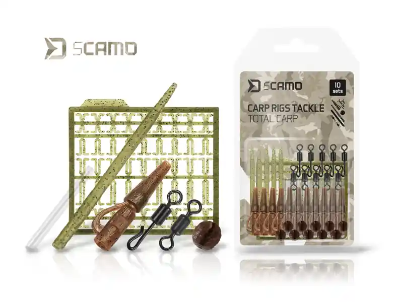 Set kaprařských montáží Delphin sCAMO Total CARP 10 setů Objednat Nyní