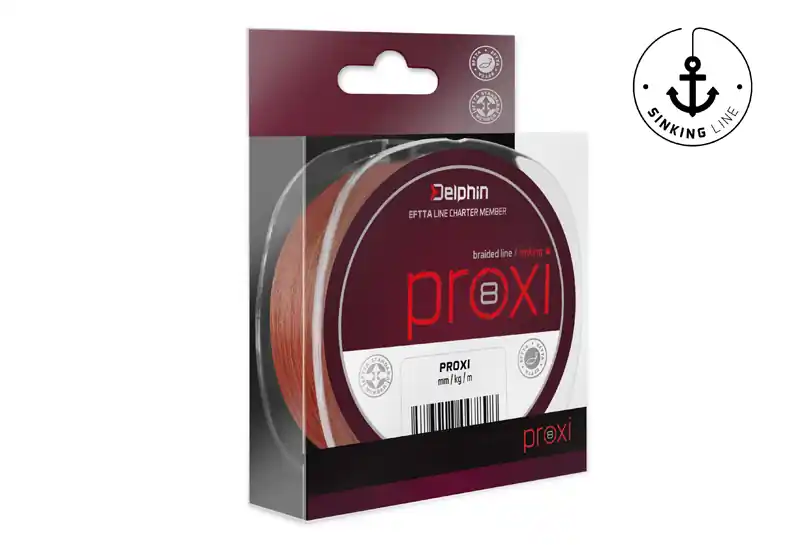 Delphin PROXI 8 hnedá 0,08mm 4,8kg 300m Nejlepší Volba