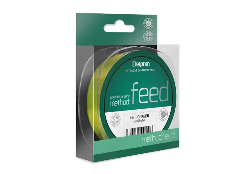 Delphin METHOD FEED žlutá 0,28mm 6,5kg 500m Nakupujte Hned