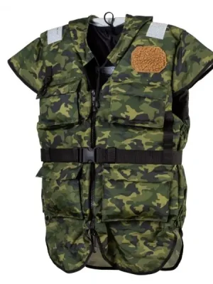 Plovoucí a záchranná vesta pro dospělé MORO maskáč Velikost: XL obvod: 117-122cm/od 70kg/70N Cenový Hit