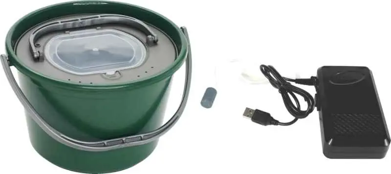 Expresní Doručení Vzduchovací motorek AA /USB + Řízkovnice 13/18L Vedro 18L