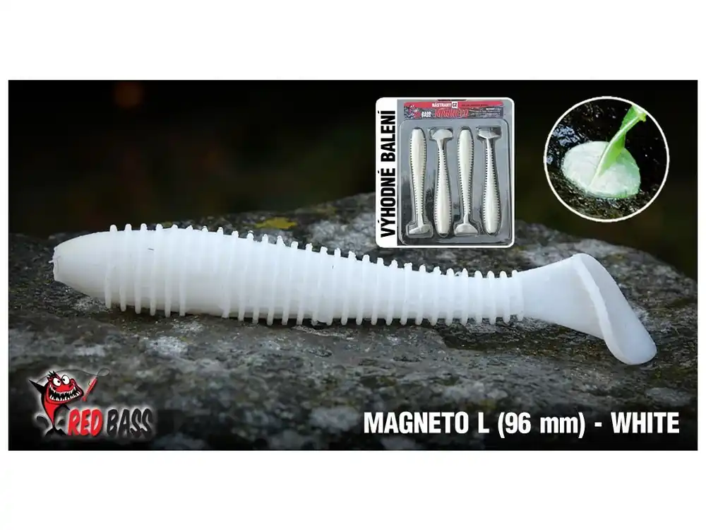 Cenový Hit REDBASS Magneto L - 96 mm White