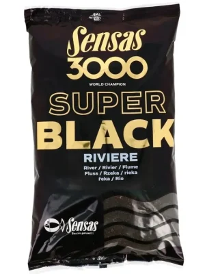 Vrácení Zdarma Sensas Krmení 3000 Super Black (Řeka-černý) 1kg