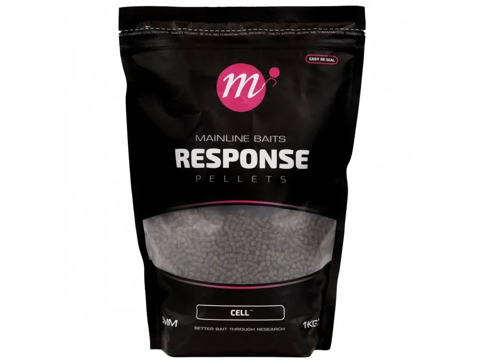 Nízká Cena Mainline Pelety Response Carp Pellets CellTM - 5mm - 1kg