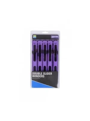 Autentický Preston Double Slidder Winders 26 cm Wide Purple