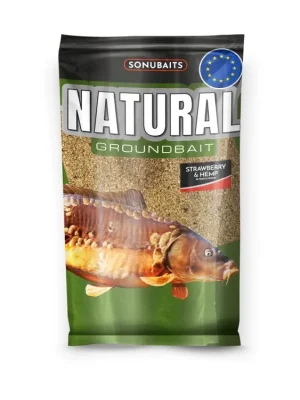 Cenový Hit Sonubaits Krmení Natural Strawberry & Hemp 1 kg