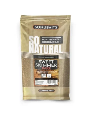 Horká Nabídka Sonubaits Krmení So Natural Sweet Skimmer Dark 900 g