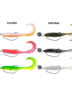 Zebco Demonic Curly Tails 7.5cm Natural 5g Sleva