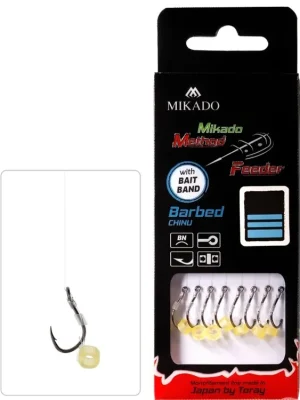 Vysoce Kvalitní Mikado Hotový Návazec MF s Gumičkou - Háček Chinu 10 cm - 8 ks Velikost háčku 6