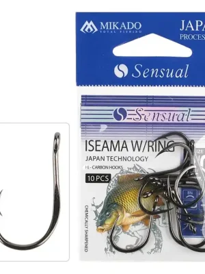 Autentický Mikado Háček Sensual Iseama W/Ring 10 ks Velikost háčku 1/0