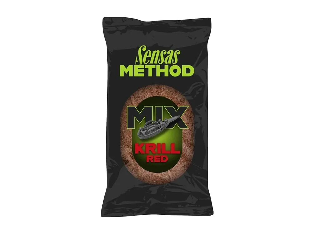 Sensas Krmení Method Mix Red Krill 1kg Autentický