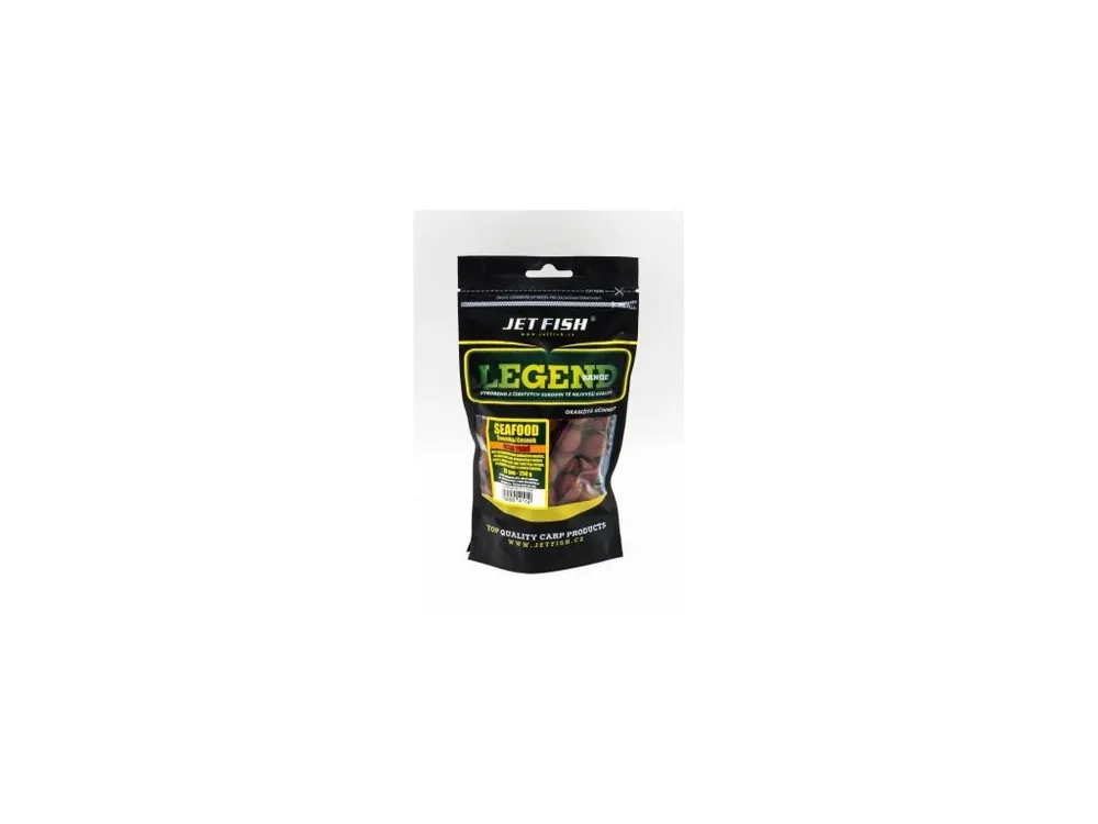 Pouze Dnes Jet Fish Legend Range - Extra tvrdé boilie 250g - 20mm - SEAFOOD_ŠVESTKA/ČESNEK