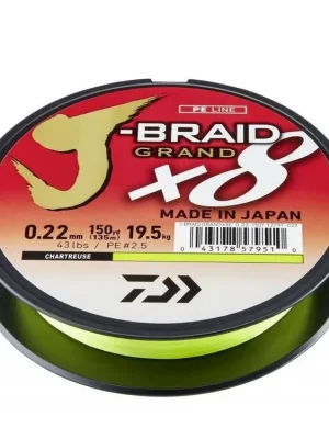 Pouze Dnes Šňůra DAIWA J-Braid Grand X8E 0.18mm-135m CH