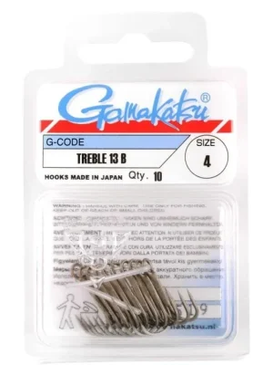 GAMAKATSU HOOK TREBLE 13NS vel.6 Omezená Nabídka