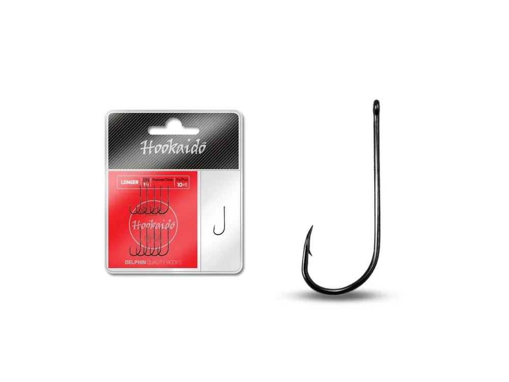 Háček Delphin HKD LONGER ring / 10+1ks-4 Dokud Zásoby Vydrží