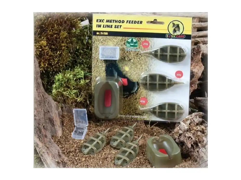 Akční Cena Extra Carp Method Feeder Set 20,30,40g + formička