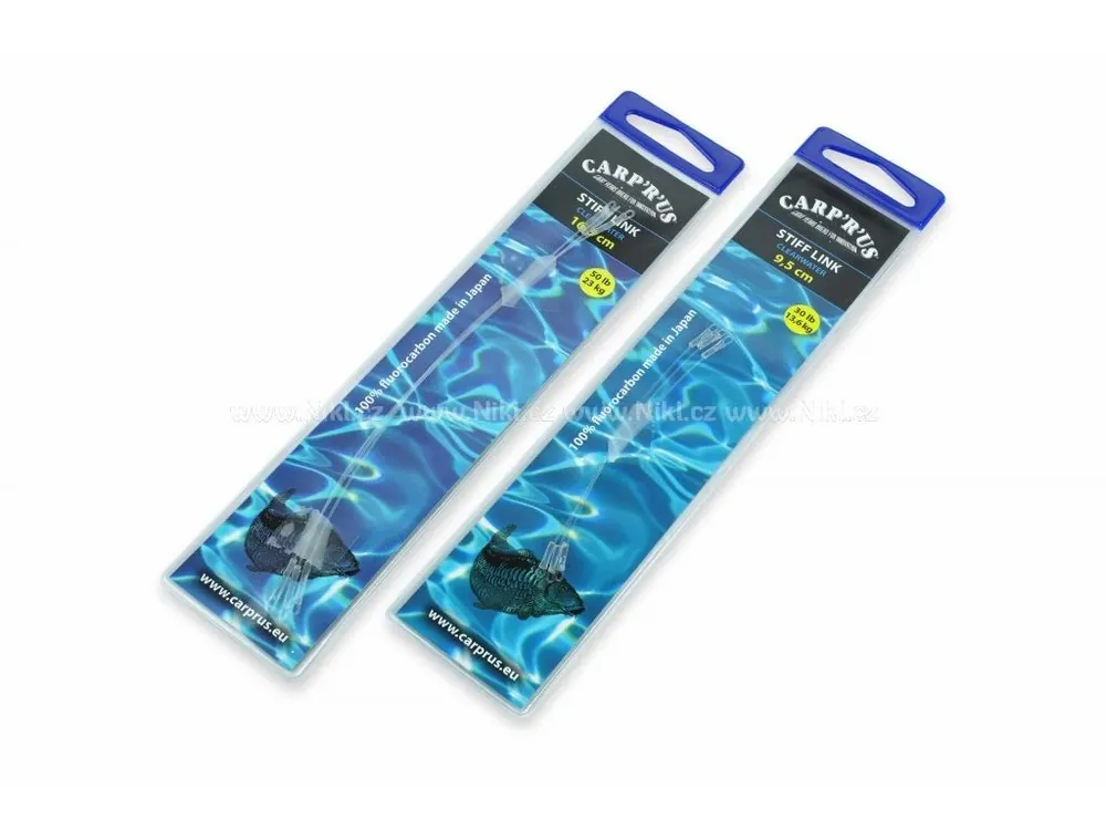 Novinka CARP R US Stiff Link - Loop & Oval Ring - 9,5cm 50lb, 3 pcs