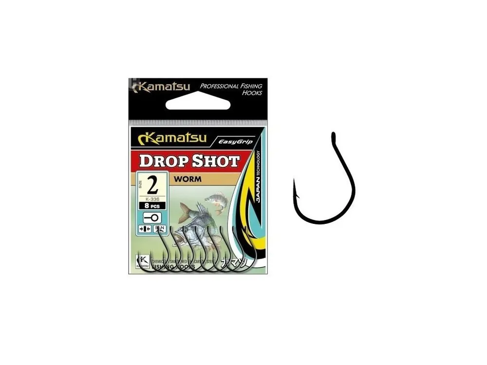 Akční Nabídka Háčky Kamatsu DROP SHOT Worm 1/0