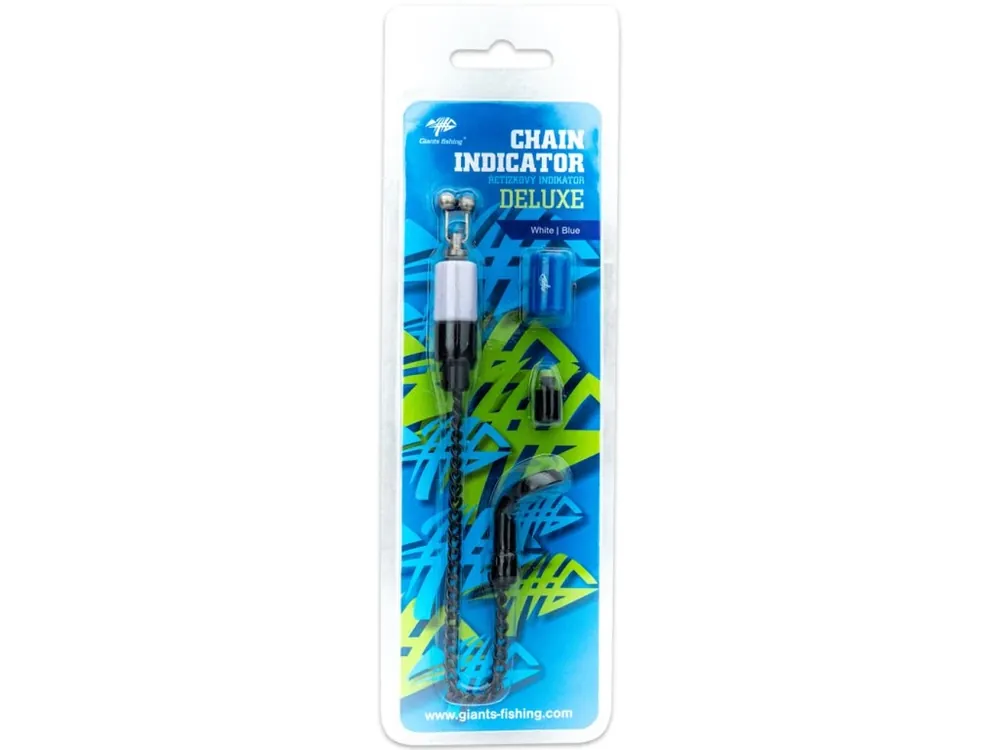 GIANTS FISHING ŘETÍZKOVÝ INDIKÁTOR CHAIN INDICATOR DELUXE - WHITE/BLUE Pouze Dnes