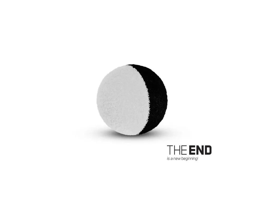 Akce THE END ZIG RIG černo-bílé / 10ks 15mm