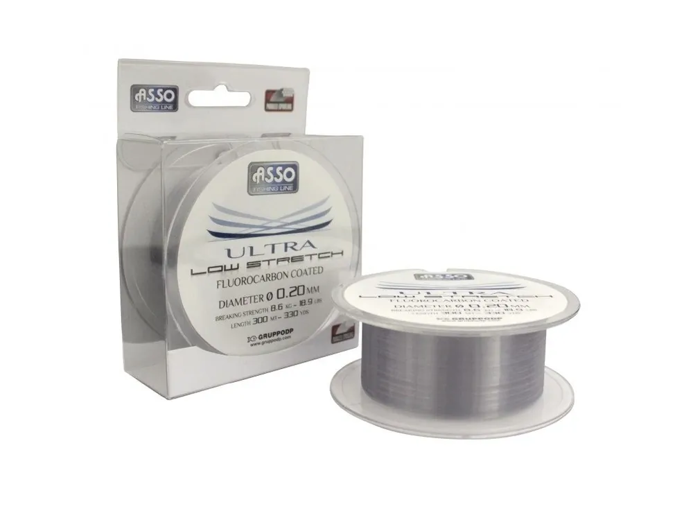 Vlasec Asso Ultra Low Stretch 300m - 0,20mm Speciální Cena
