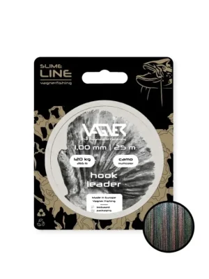 VAGNER Hook Leader Camo Multicolor 25m /1,00mm - 120kg Expresní Doručení