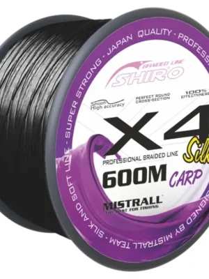 Mistrall šňůra X4 Black Carp 600m Sleva