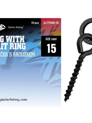 Akce Giants fishing kolíček s očkem Pegs with Bait Rings 10ks