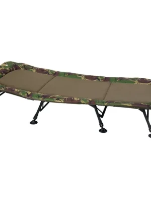 Akce Giants fishing lehátko Bedchair Flat Fleece Camo XXL 8Leg