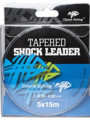 Odeslání Ihned Giants fishing ujímaný šokový vlasec Tapered Shock Leader 5x15m 0,30-0,50mm