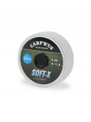 Carp´R´Us návazcová šňůrka Soft-X olive green 20m Hit Sezóny